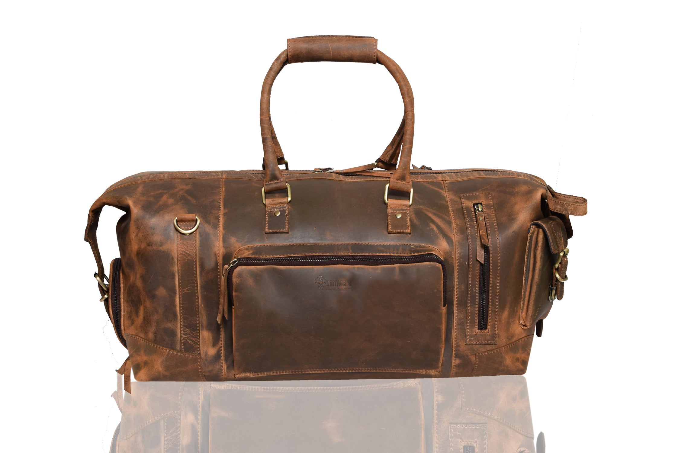 Leather Duffle Bag - Miami