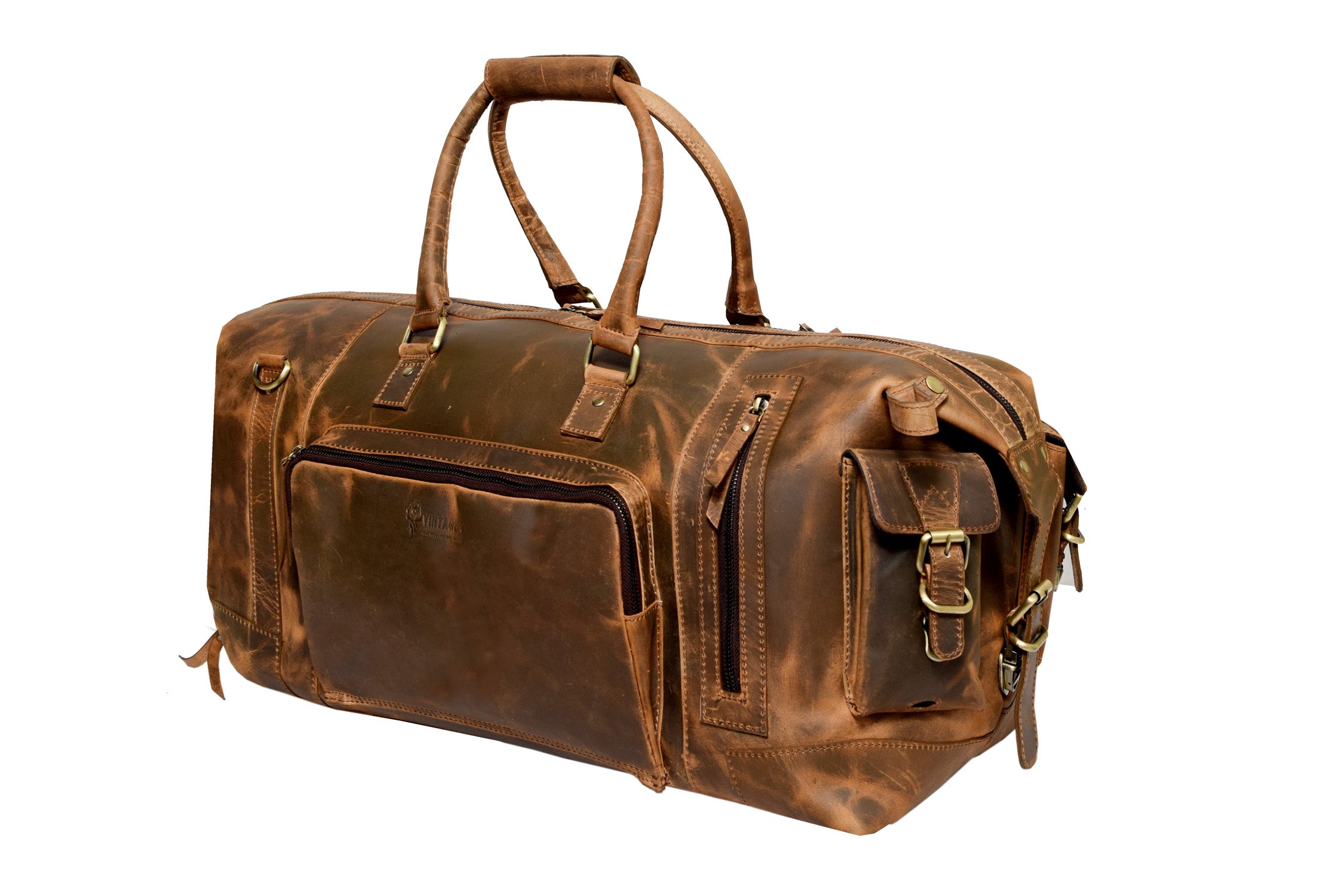 Leather Duffle Bag - Miami