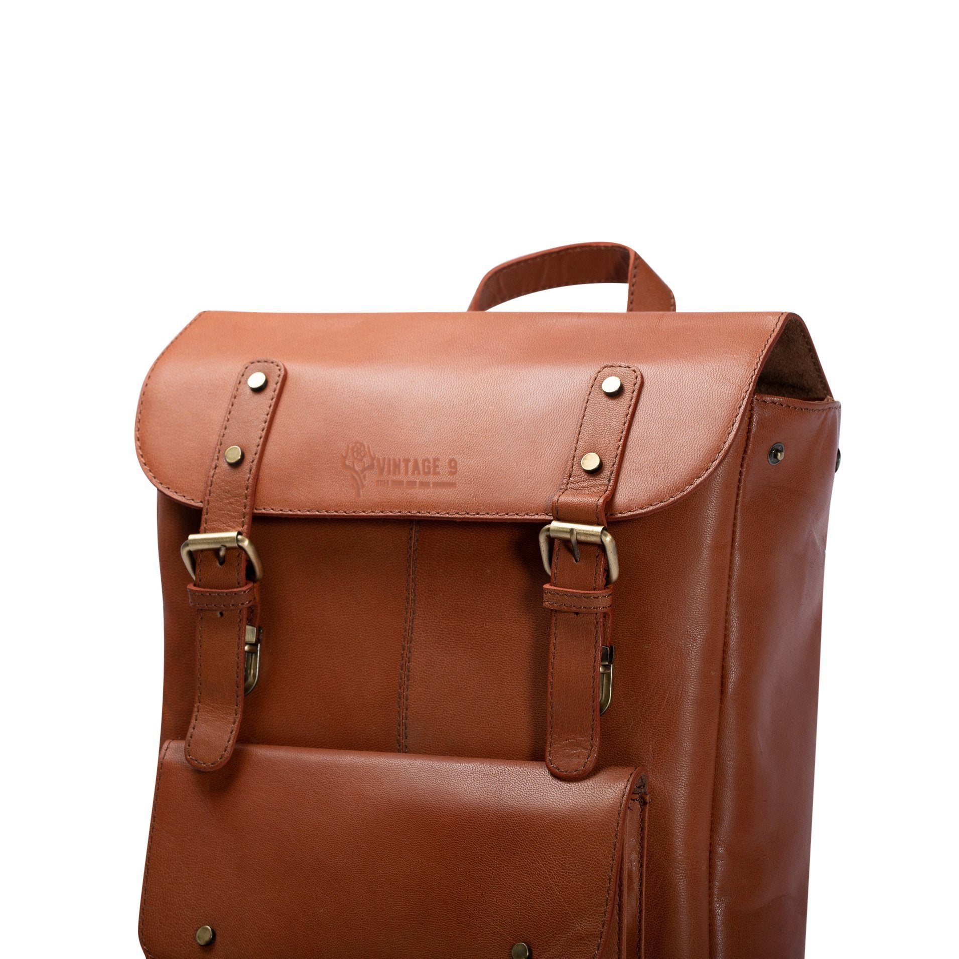 Vintage Leather Backpack - Togo