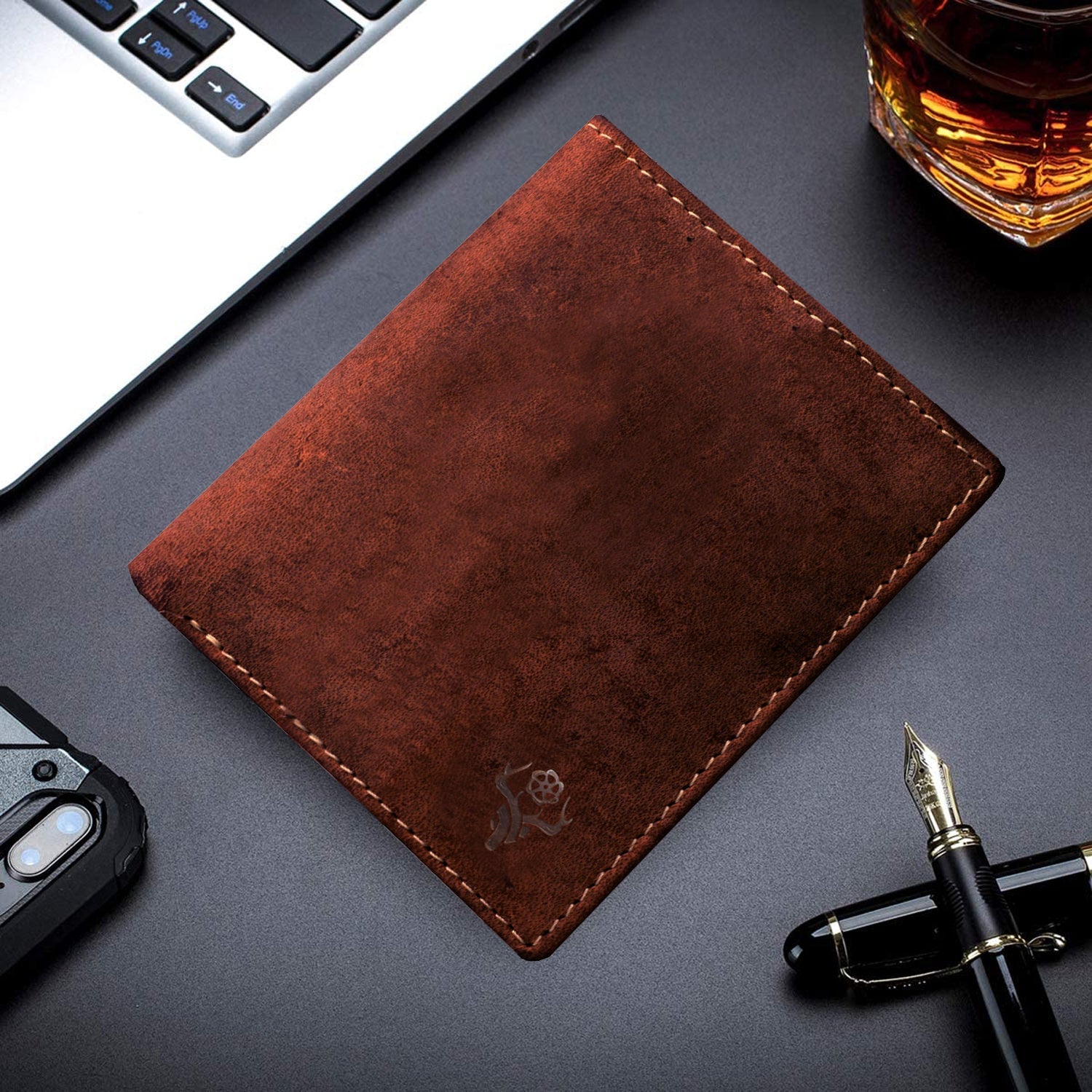 Vintage Leather Mens Wallet - Ottawa