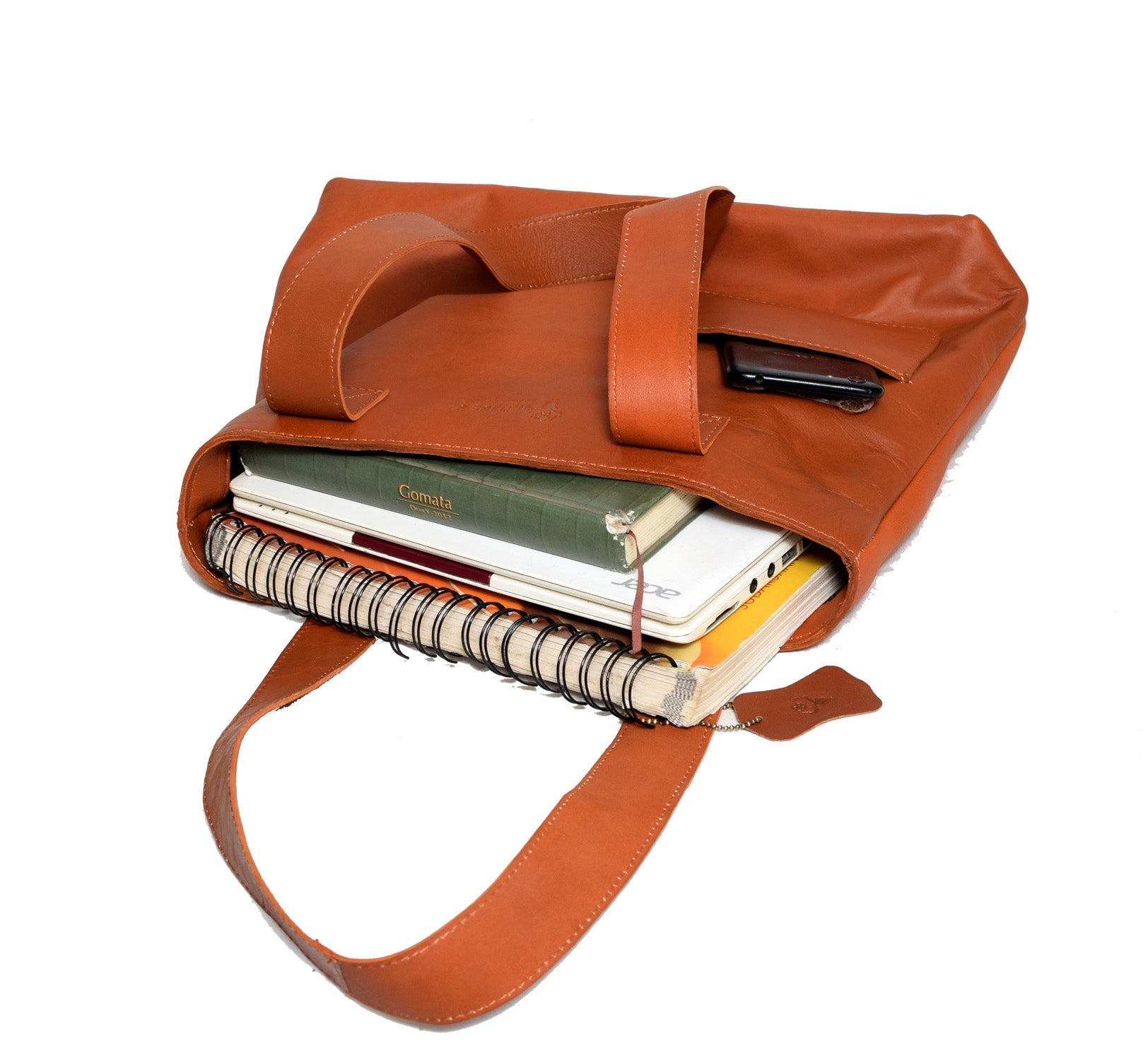 Leather Tote - Yarrow
