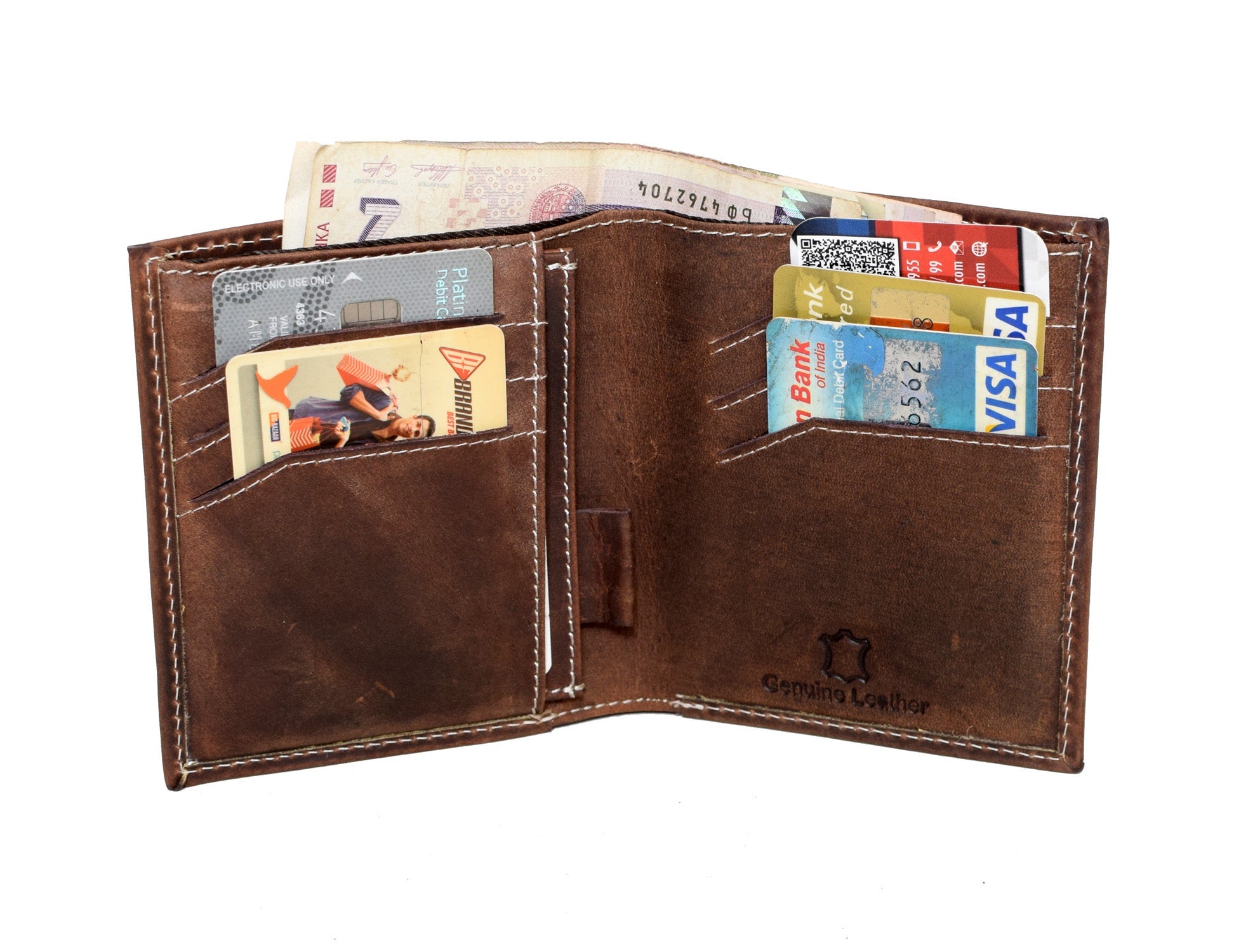 Vintage Leather Mens Wallet - Ottawa
