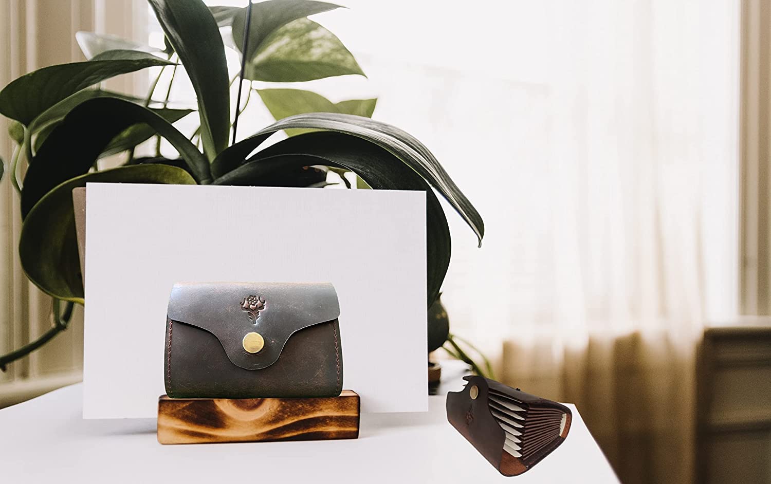 Leather Credit Card Holder - Molossia