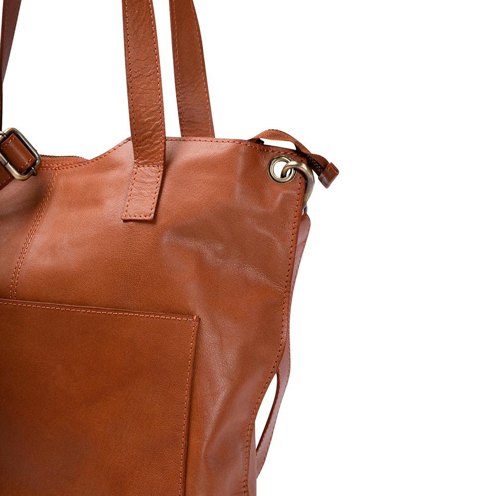 Leather Tote - Sunflower