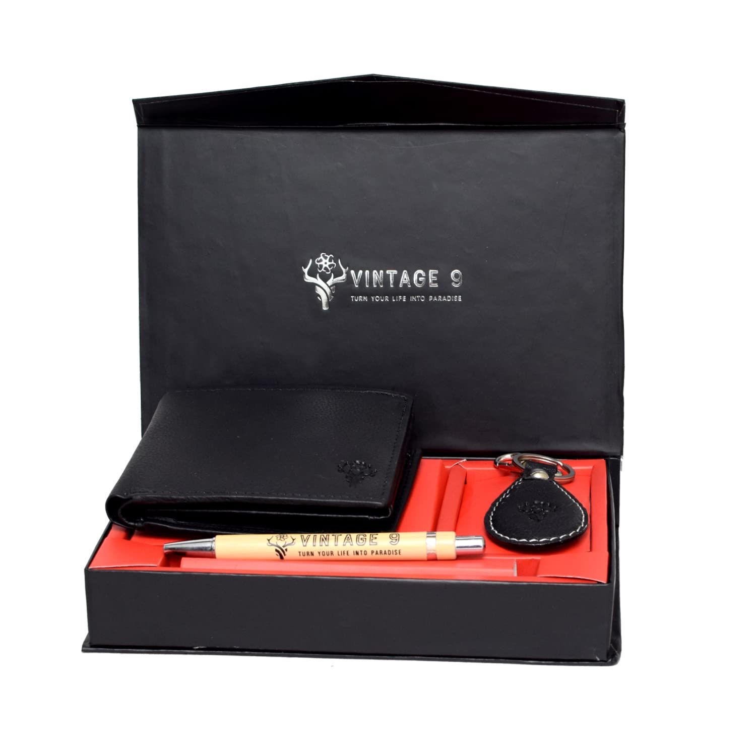 Leather Wallet - Raxton Black Combo