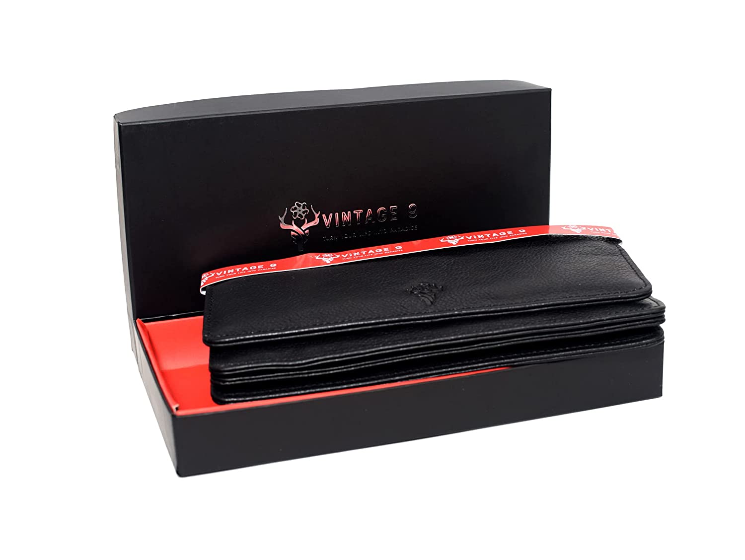Leather Wallets - Tuna Black