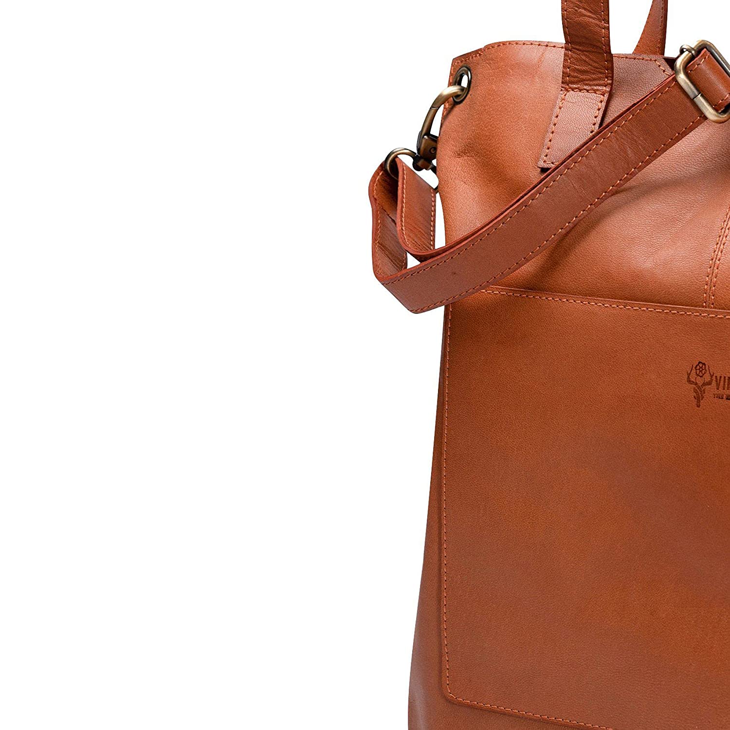 Leather Tote - Sunflower