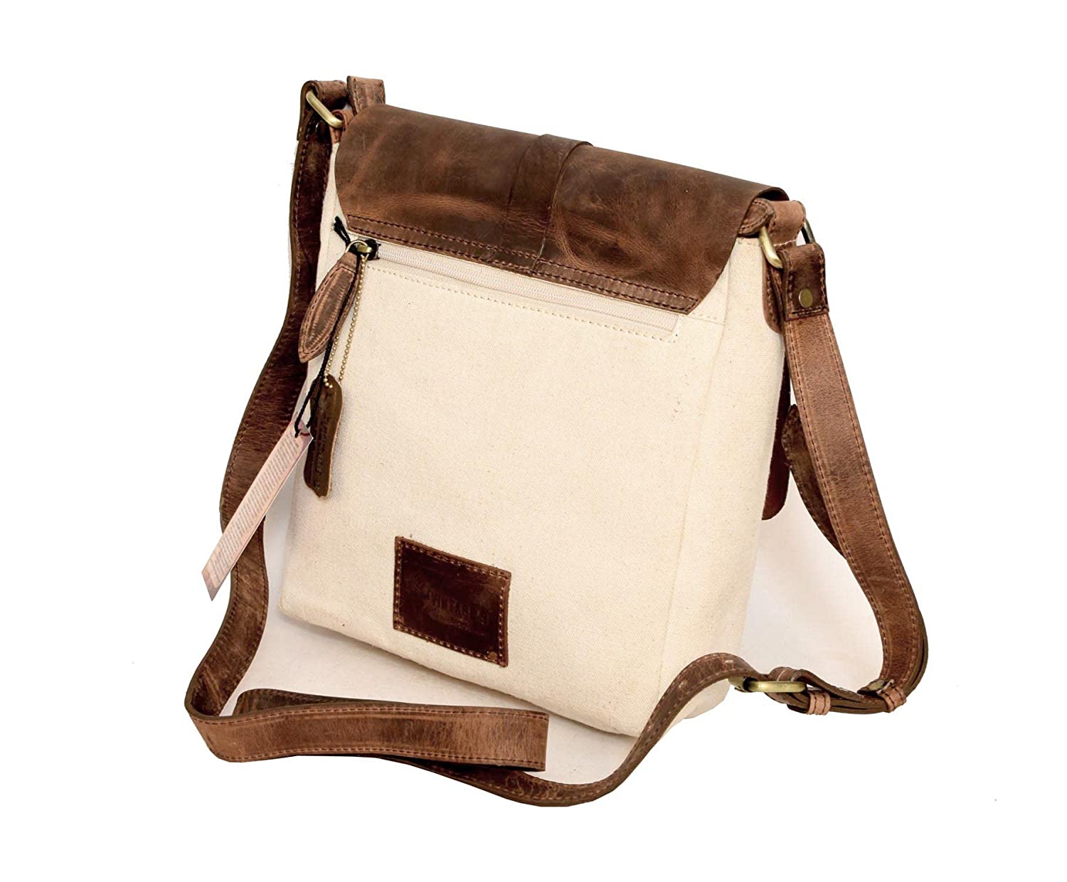 Canvas Leather Sling Bag - Dublin