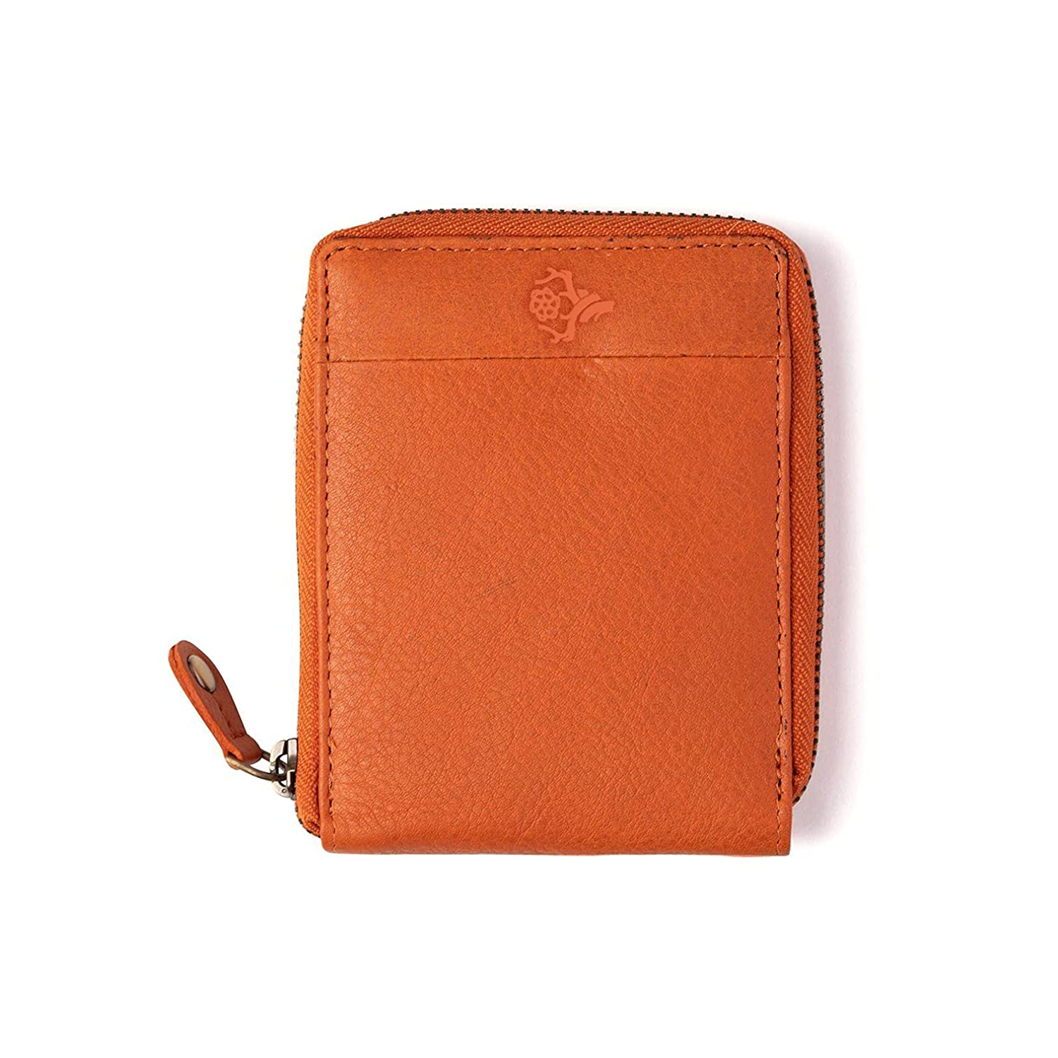 Leather Zipper Wallet - Durban Tan