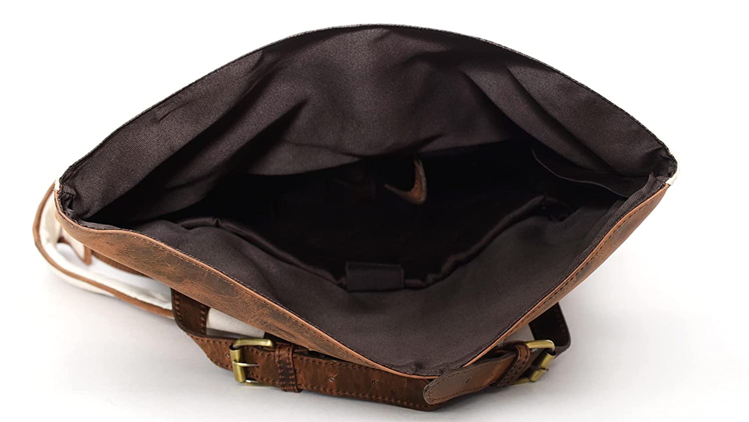 Premium Canvas Leather Backpack - Amsterdam