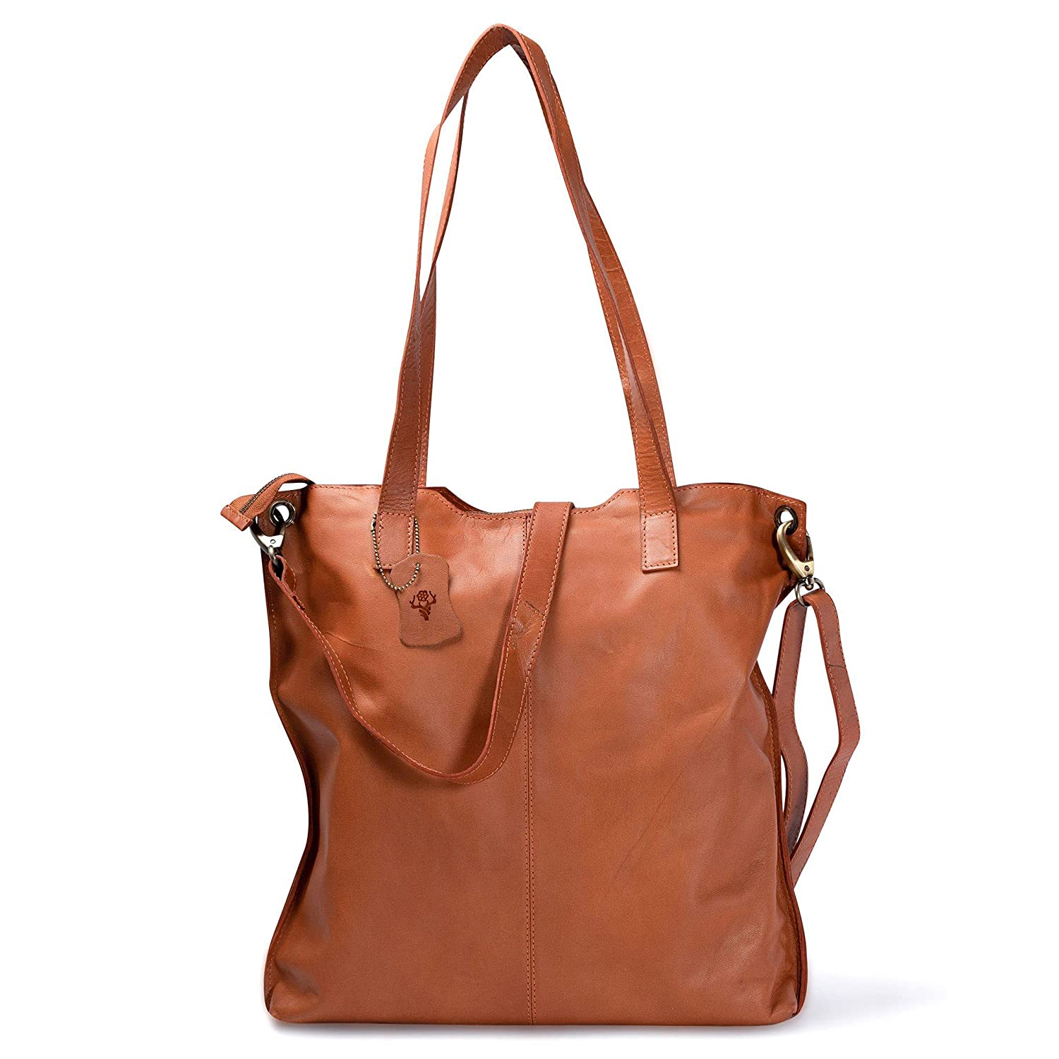Leather Tote - Sunflower