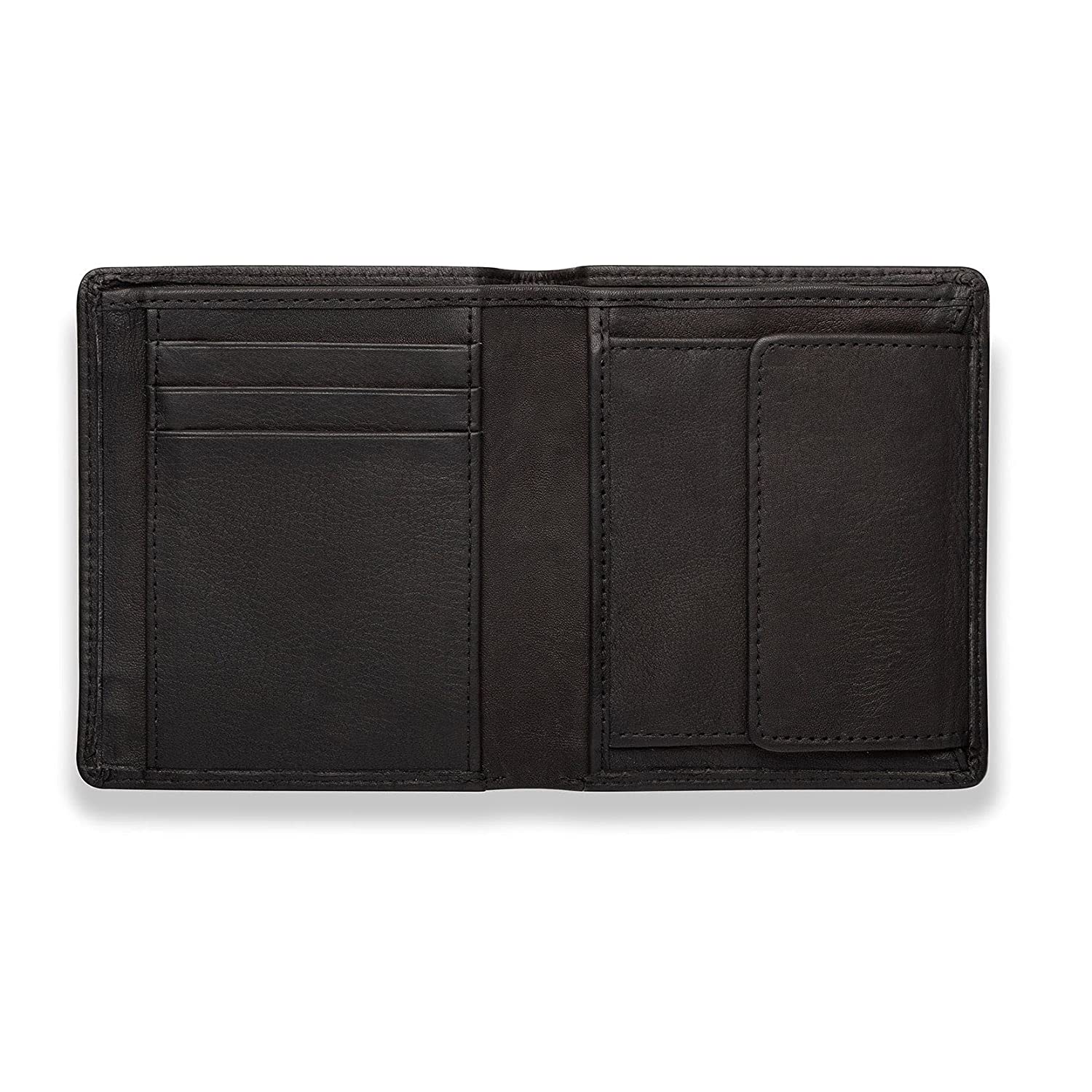 Vintage Leather Booklet Style Black Men's Wallet-Cairo