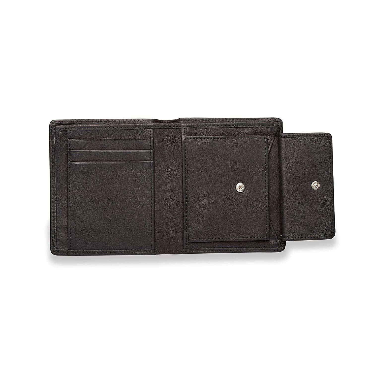 Vintage Leather Booklet Style Black Men's Wallet with Keyring and Pen - Cairo Combo