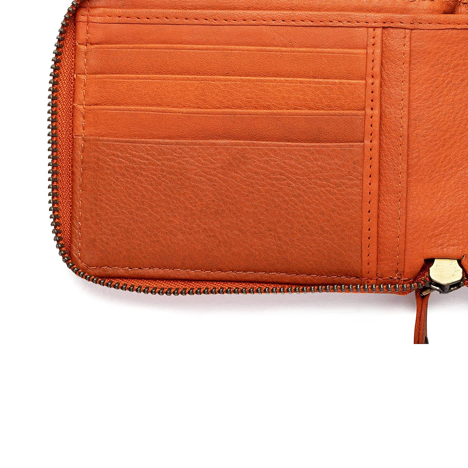 Leather Zipper Wallet - Durban Tan Combo