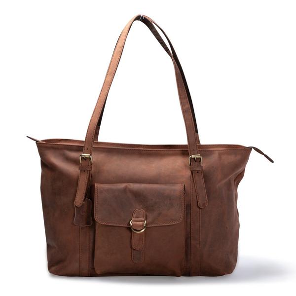 Leather Tote Bag - Canada Bay