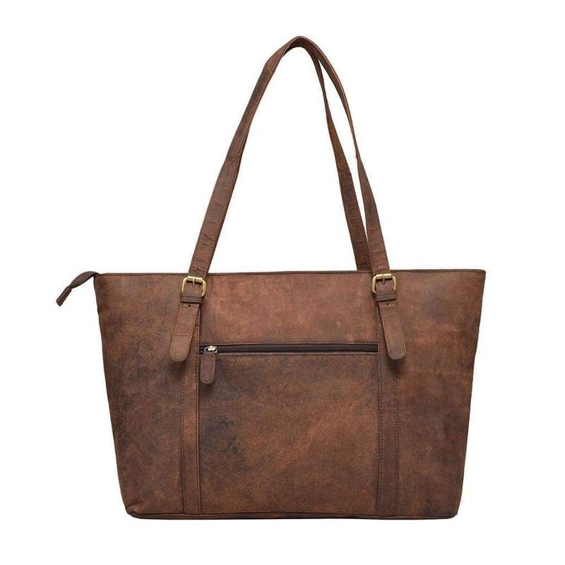 Leather Tote Bag - Canada Bay