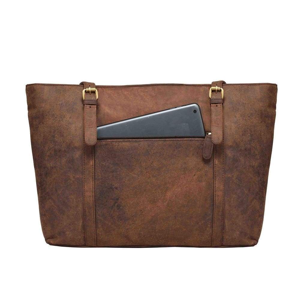 Leather Tote Bag - Canada Bay