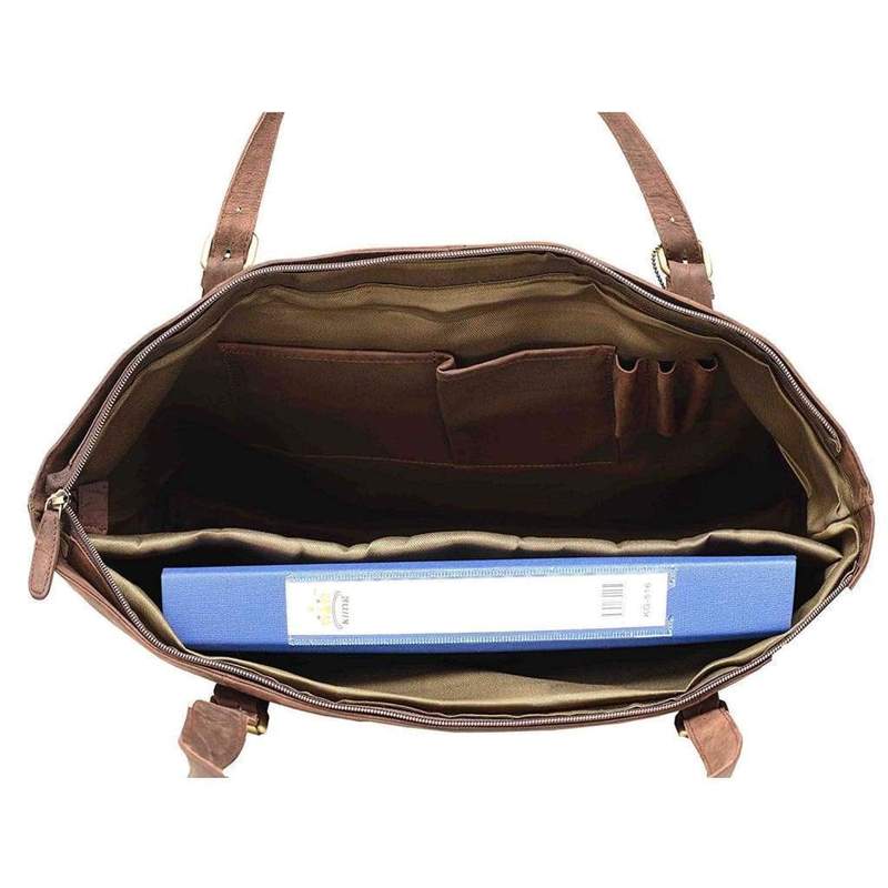 Leather Tote Bag - Canada Bay