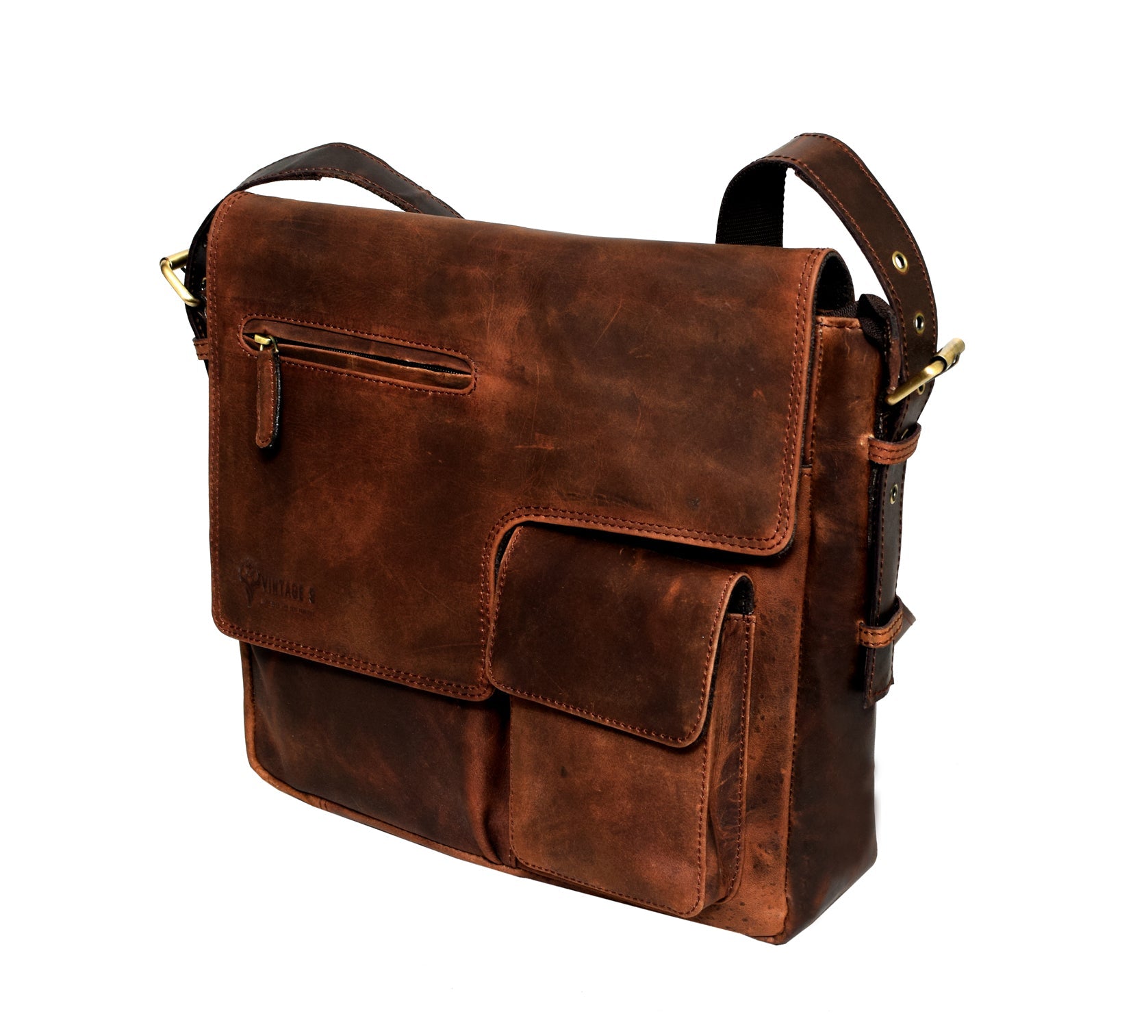 Leather Messanger Bag - Idiofa