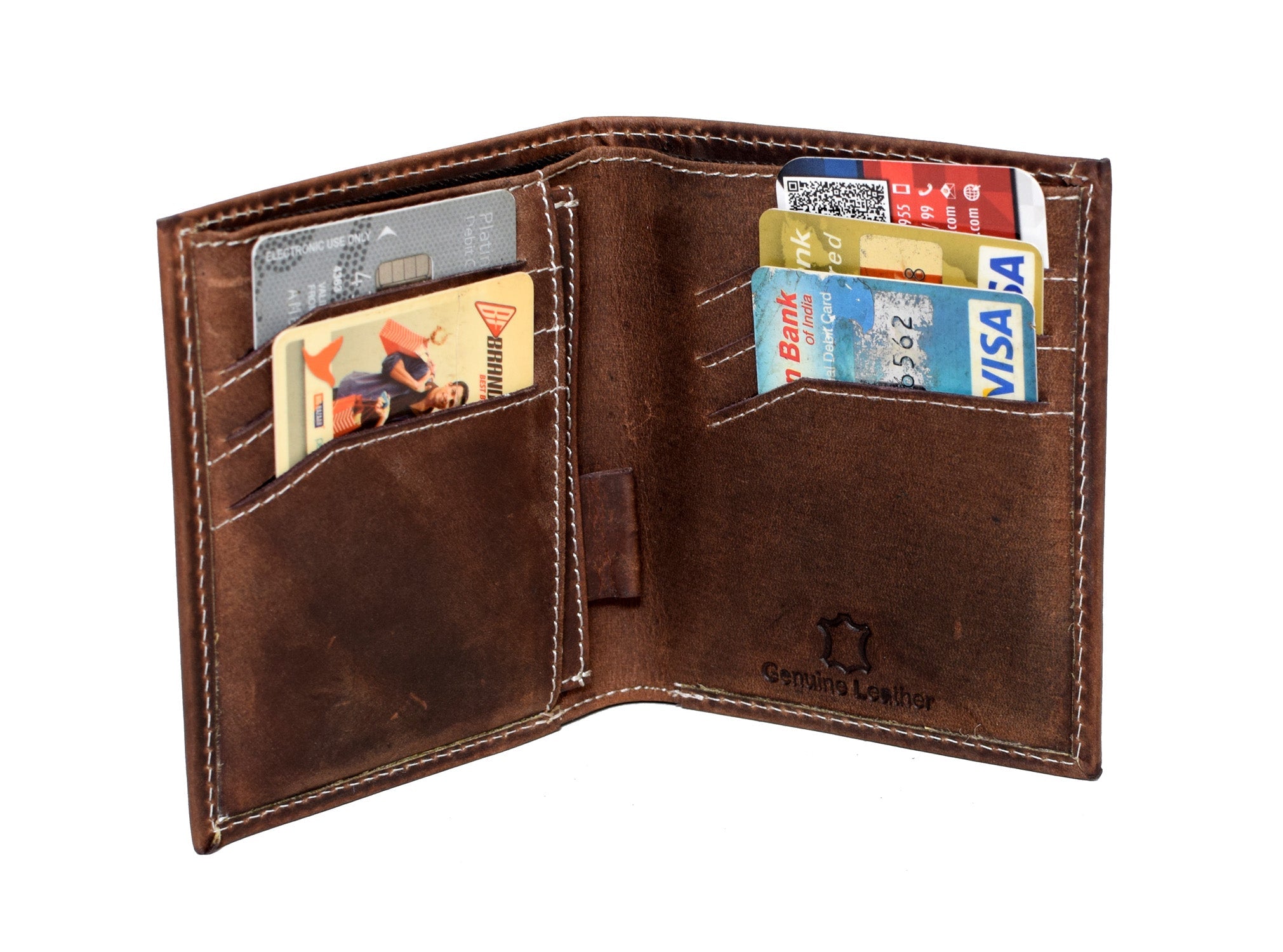 Vintage Leather Mens Wallet - Ottawa