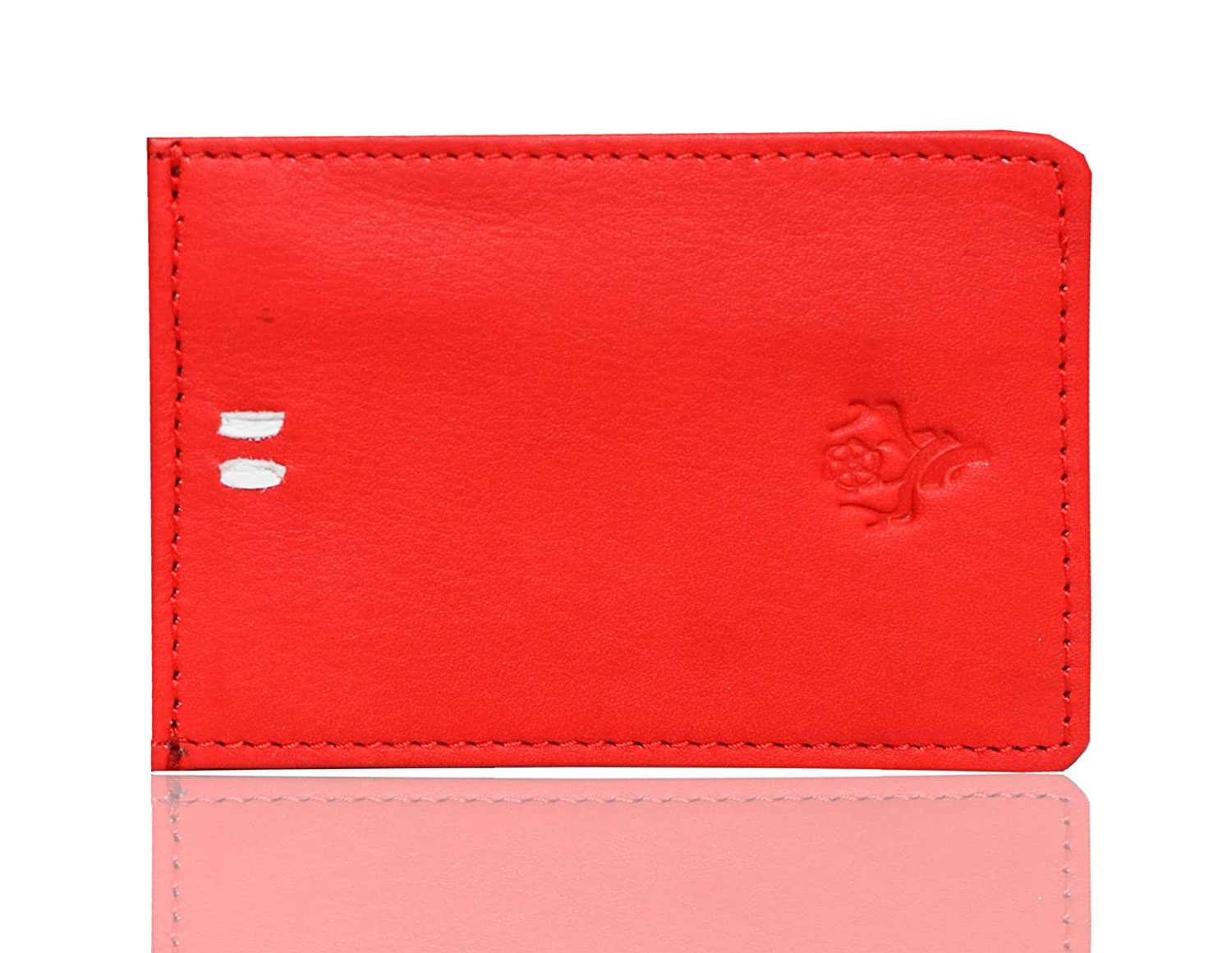 Leather Magflip Wallet Red Combo