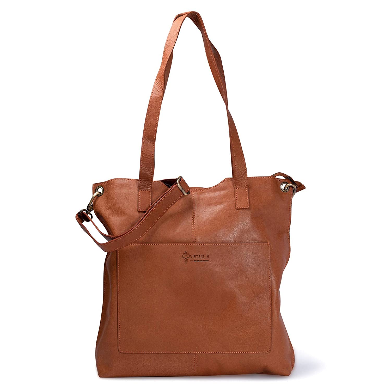 Leather Tote - Sunflower