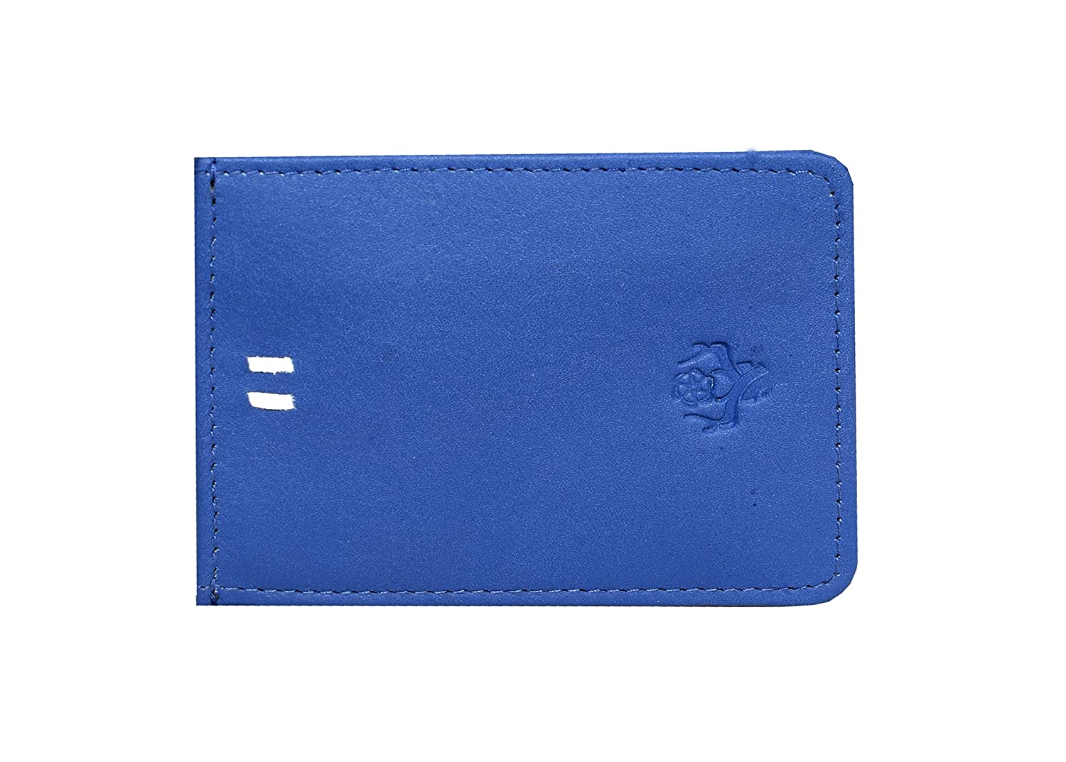 Leather Magflip Wallet Blue