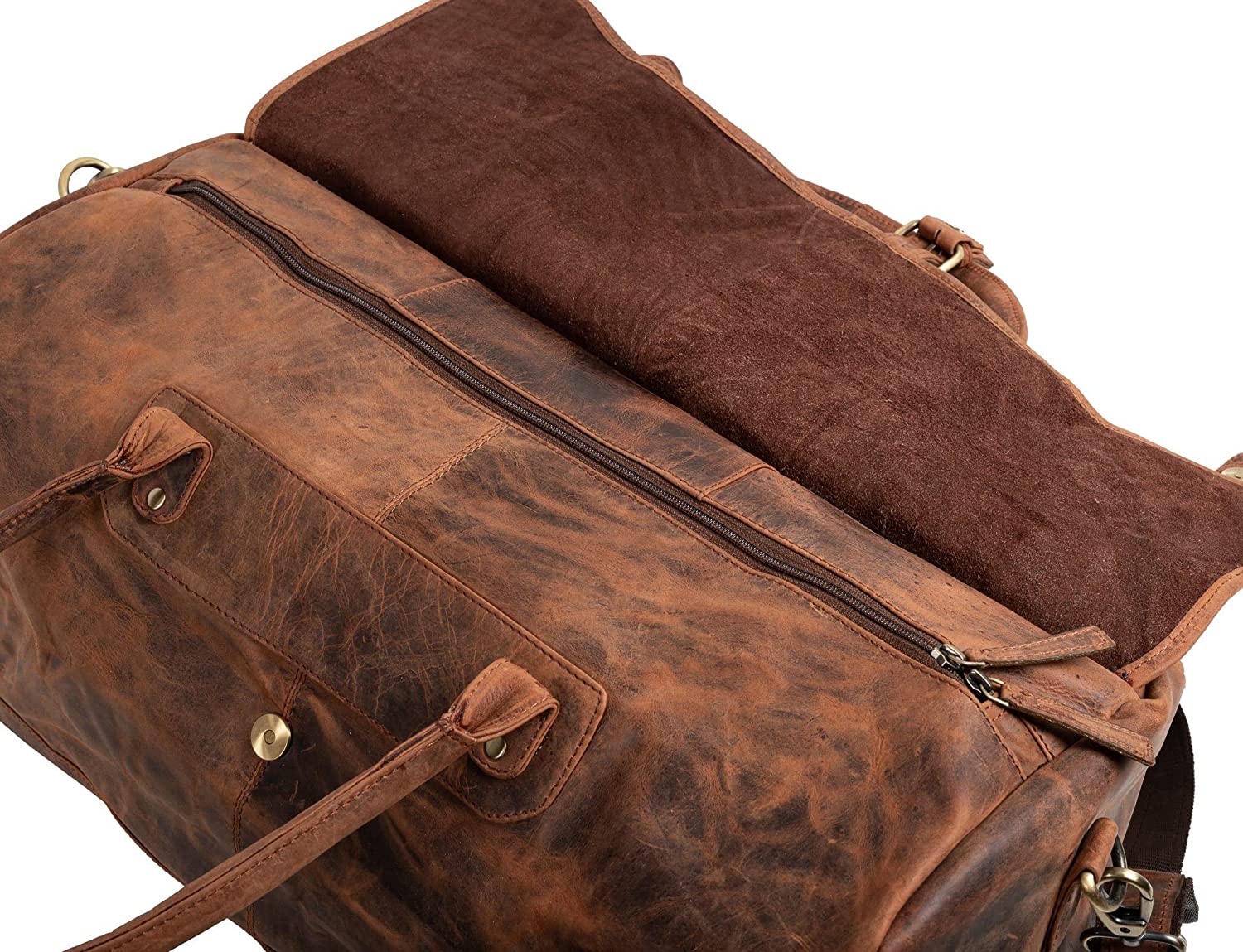 Leather Duffle Bag - Sussex